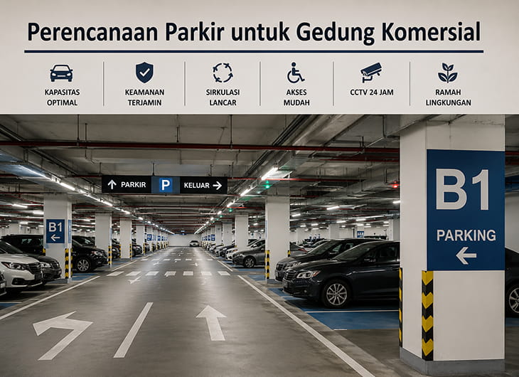 Perencanaan Parkir untuk Gedung Komersial: Strategi Efisien untuk Kenyamanan dan Keamanan