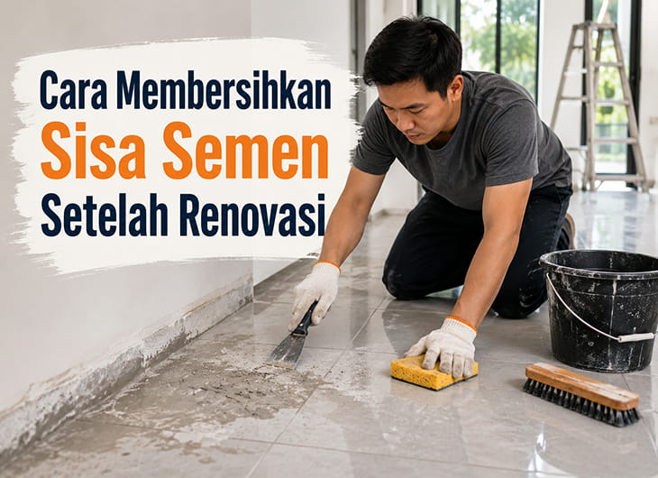 Cara Membersihkan Sisa Semen Setelah Renovasi