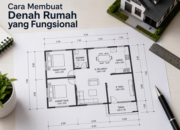 Cara Membuat Denah Rumah yang Fungsional untuk Hunian Nyaman dan Efisien