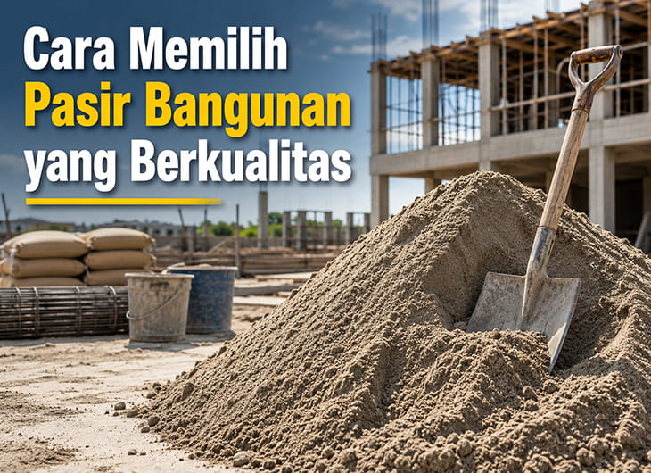 Cara Memilih Pasir Bangunan yang Berkualitas