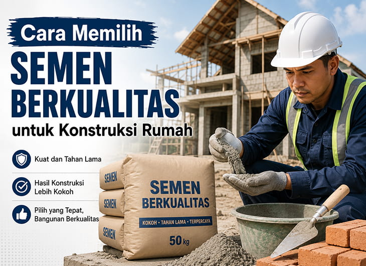 Cara Memilih Semen Berkualitas untuk Konstruksi Rumah