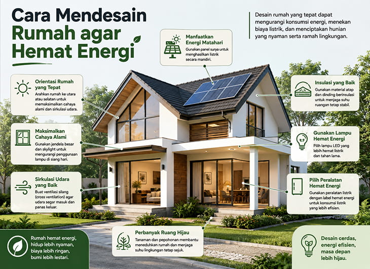 Cara Mendesain Rumah agar Hemat Energi
