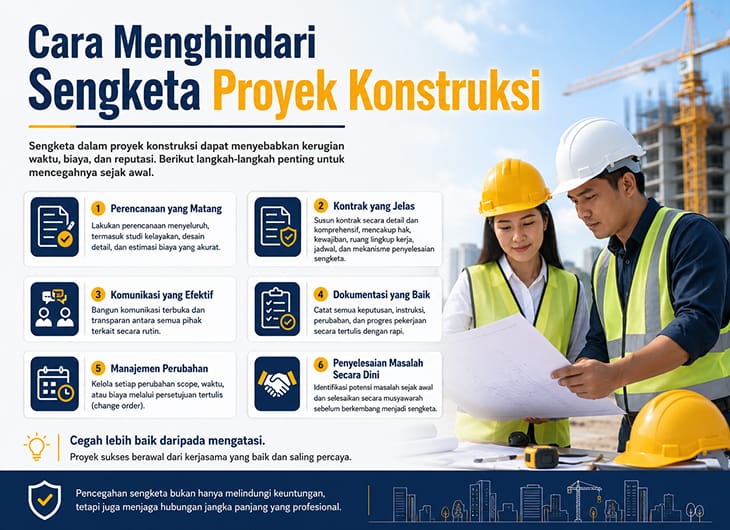 Cara Menghindari Sengketa Proyek Konstruksi
