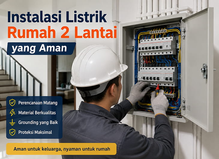 Instalasi Listrik Rumah 2 Lantai yang Aman: Panduan Lengkap untuk Hunian Modern