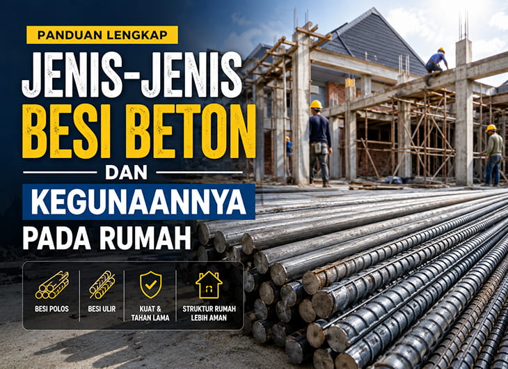 Jenis-Jenis Besi Beton dan Kegunaannya pada Rumah