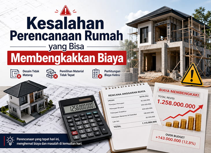 Kesalahan Perencanaan Rumah yang Bisa Membengkakkan Biaya