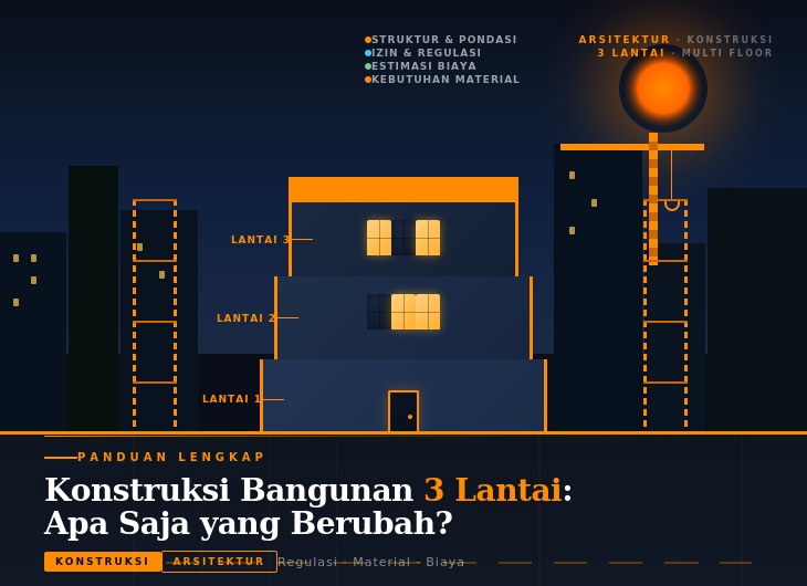 Konstruksi Bangunan 3 Lantai: Apa Saja yang Berubah?