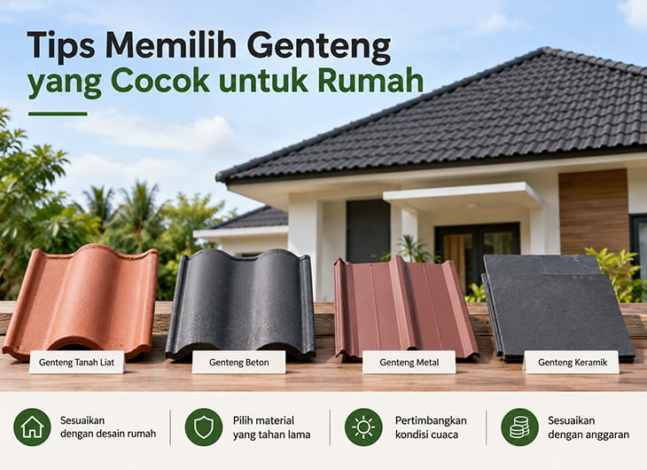 Memilih Genteng yang Cocok untuk Rumah