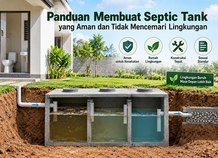 Panduan Membuat Septic Tank yang Aman dan Tidak Mencemari Lingkungan