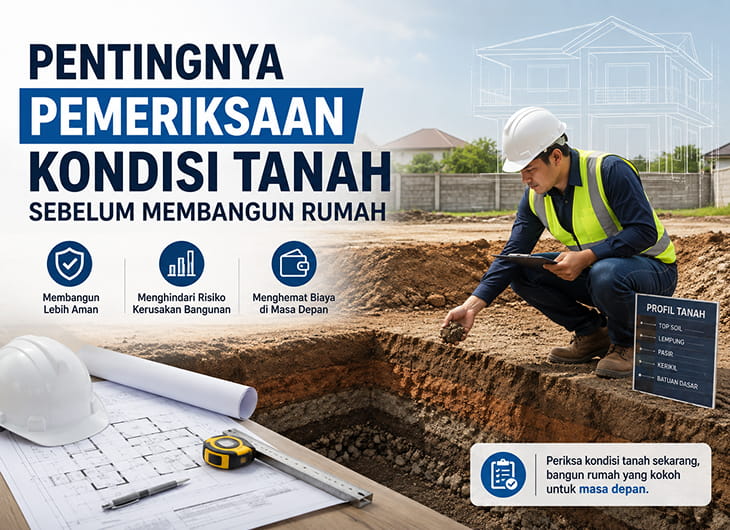 Pentingnya Pemeriksaan Kondisi Tanah Sebelum Membangun Rumah