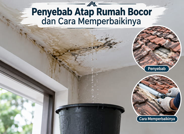 Penyebab Atap Rumah Bocor dan Cara Memperbaikinya