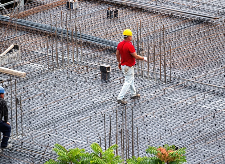 Proses Pengecoran Kolom Bangunan