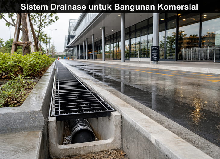 Sistem Drainase untuk Bangunan Komersial: Pentingnya Perencanaan dan Implementasi yang Tepat