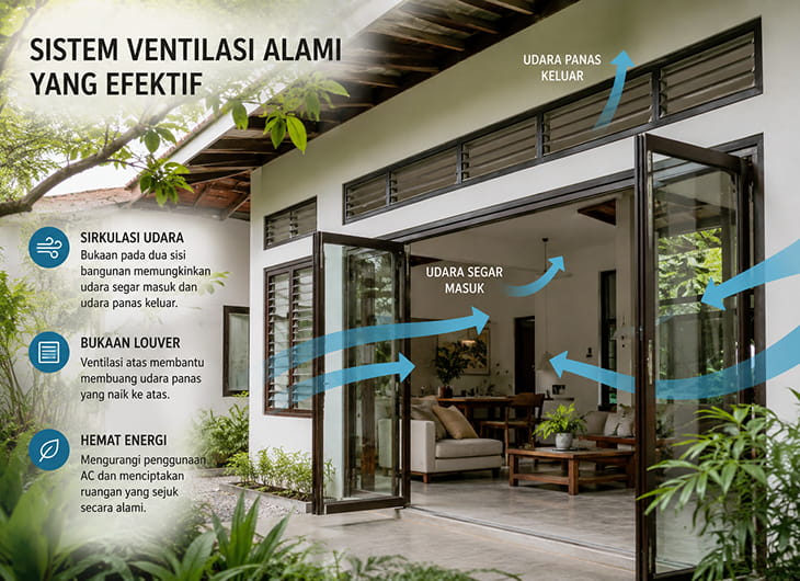 Sistem Ventilasi Alami yang Efektif: Solusi Rumah Sejuk, Hemat Energi, dan Nyaman