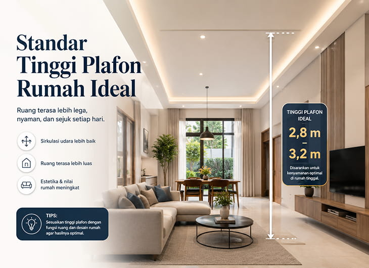 Standar Tinggi Plafon Rumah Ideal: Panduan Lengkap untuk Hunian Nyaman